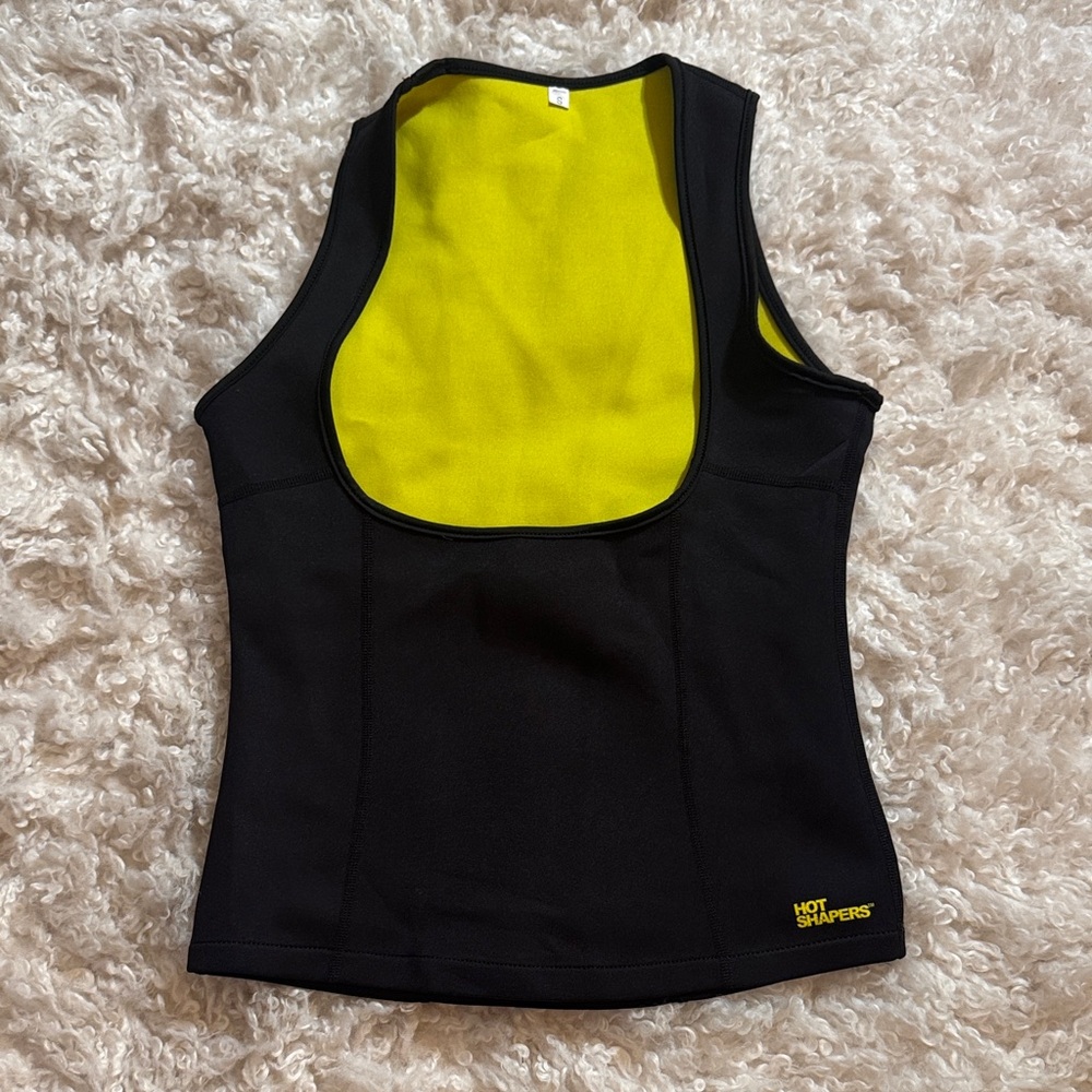 Hot Shapers Women's Black and Yellow Bodysuit